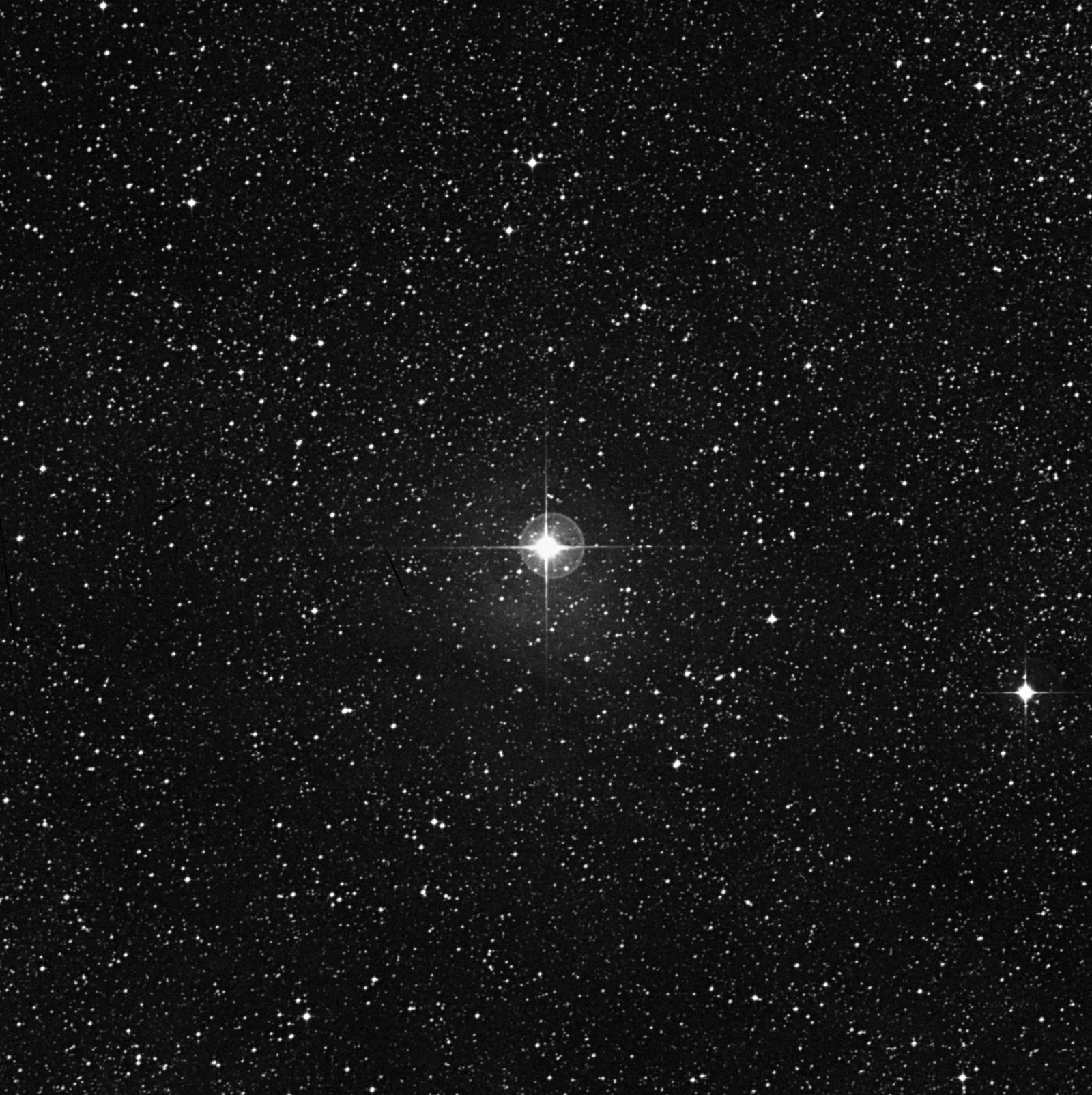 Imagem de referência (DSS2) de IC 1287 — objeto ainda não capturado no observatório