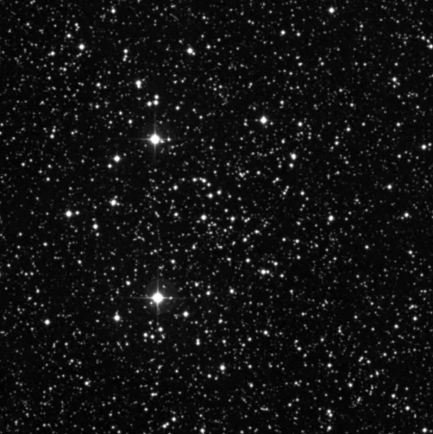 Imagem de referência (DSS2) de IC 1442 — objeto ainda não capturado no observatório