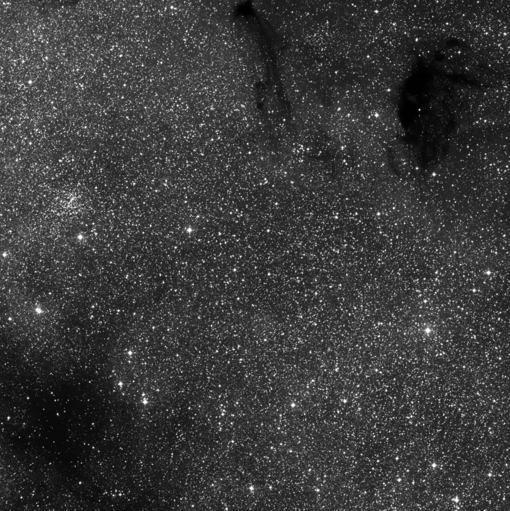 Imagem de referência (DSS2) de M24 — Small Sgr Star Cloud — objeto ainda não capturado no observatório