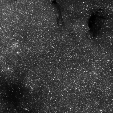 Imagem de referência (DSS2) de M24 — Small Sgr Star Cloud — objeto ainda não capturado no observatório