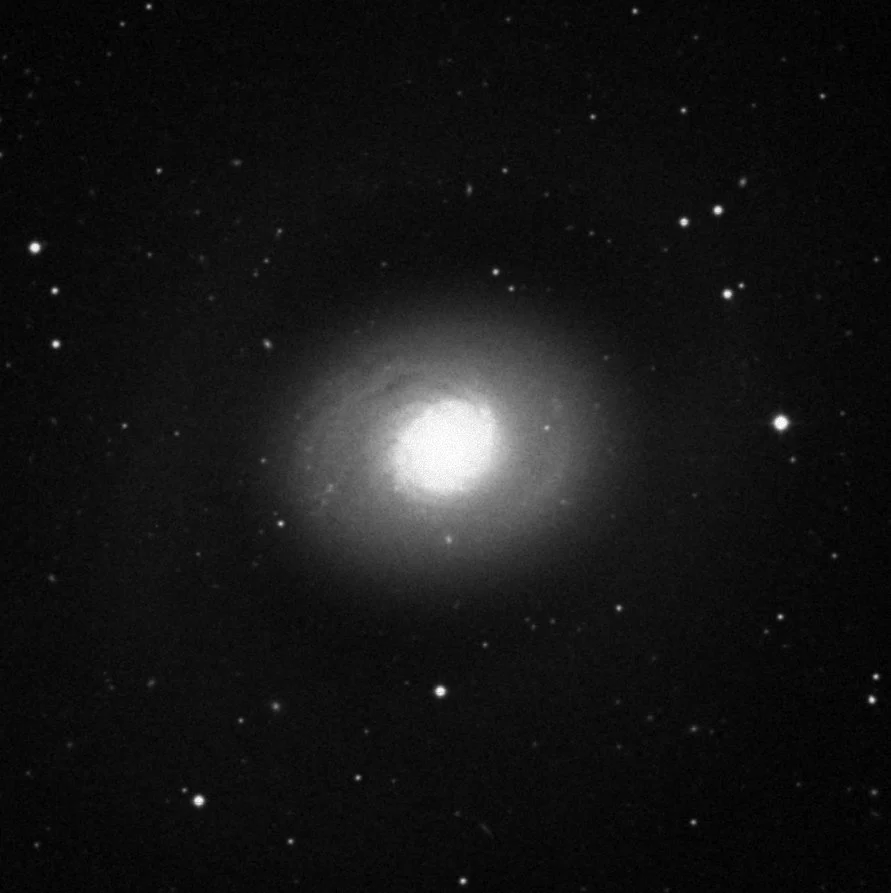 Imagem de referência (DSS2) de M94 — objeto ainda não capturado no observatório