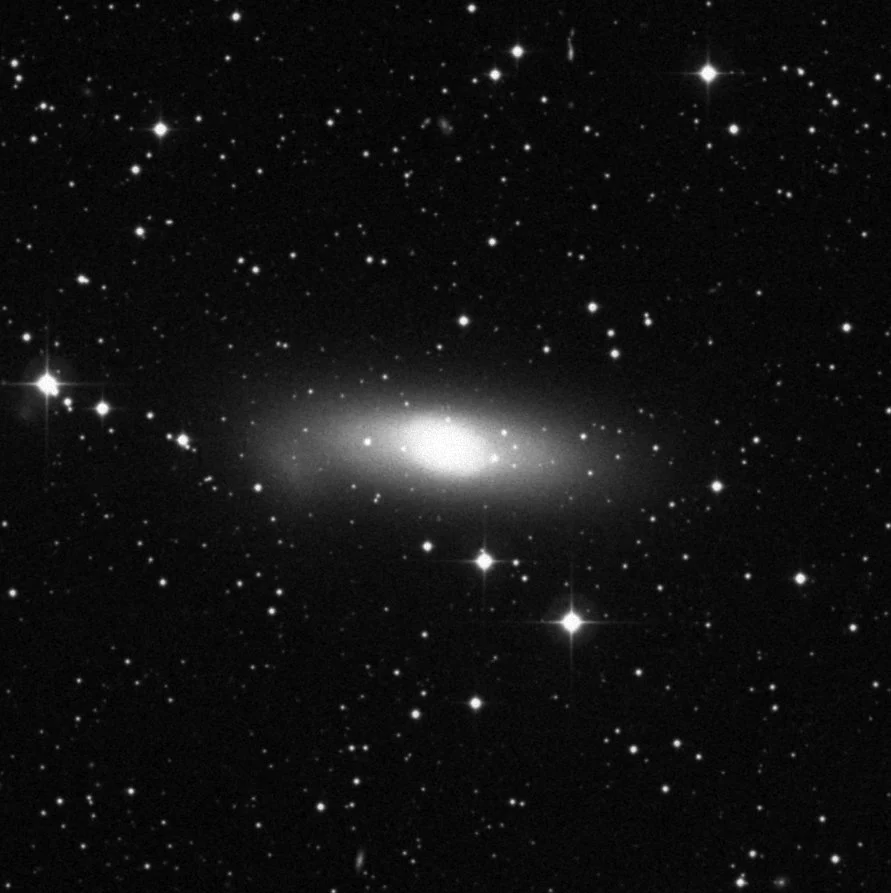 Imagem de referência (DSS2) de NGC 1023 — objeto ainda não capturado no observatório