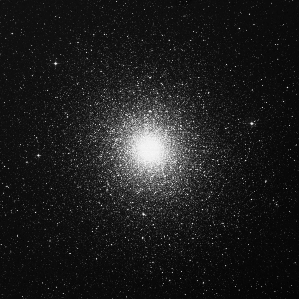 Imagem de referência (DSS2) de NGC 104 — 47 Tucanae — objeto ainda não capturado no observatório
