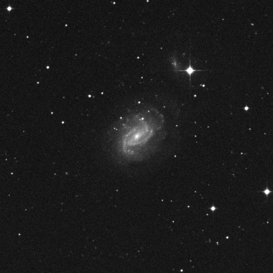 Imagem de referência (DSS2) de NGC 1187 — objeto ainda não capturado no observatório