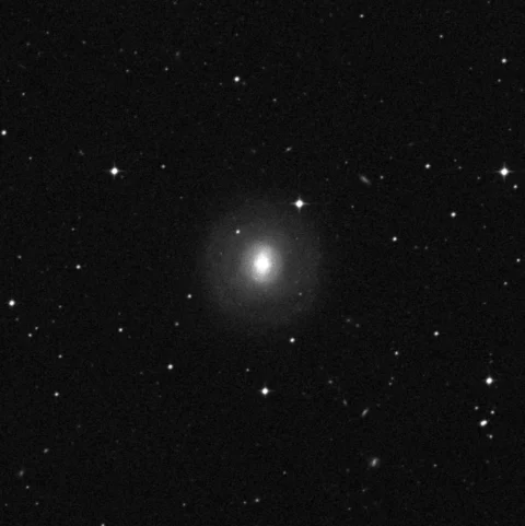 Imagem de referência (DSS2) de NGC 1302 — objeto ainda não capturado no observatório