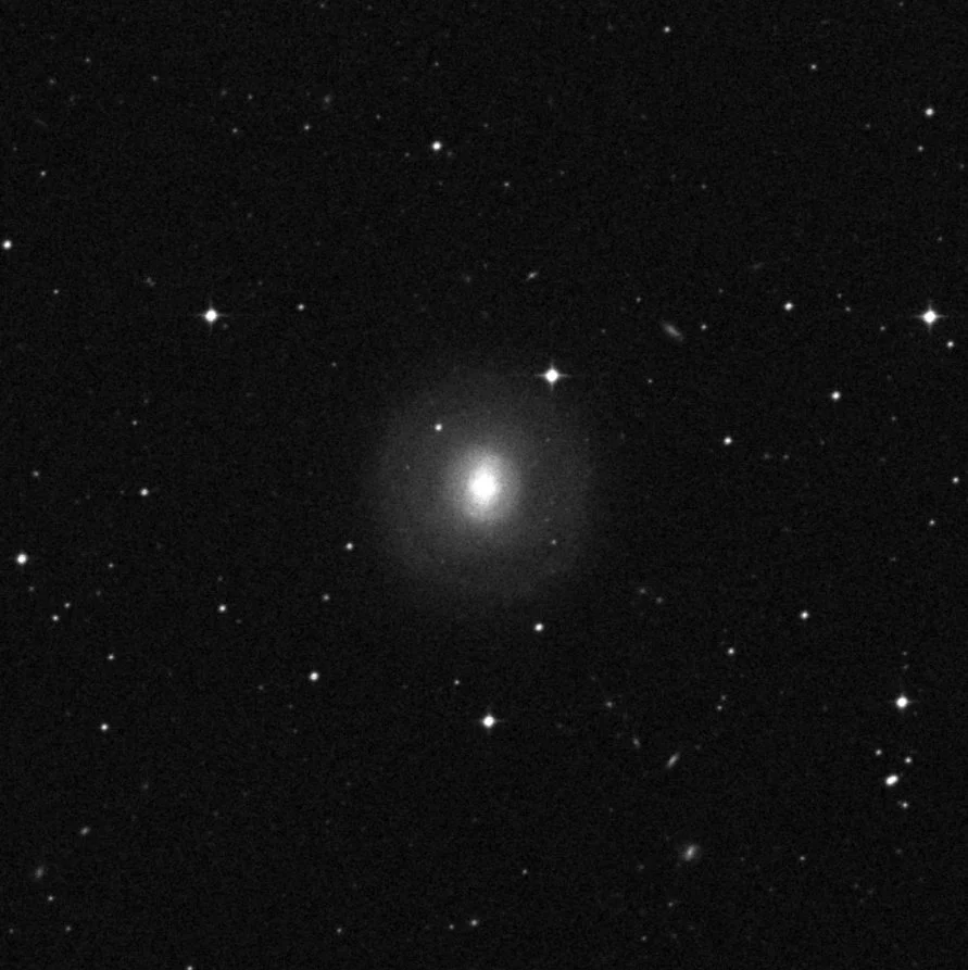 Imagem de referência (DSS2) de NGC 1302 — objeto ainda não capturado no observatório