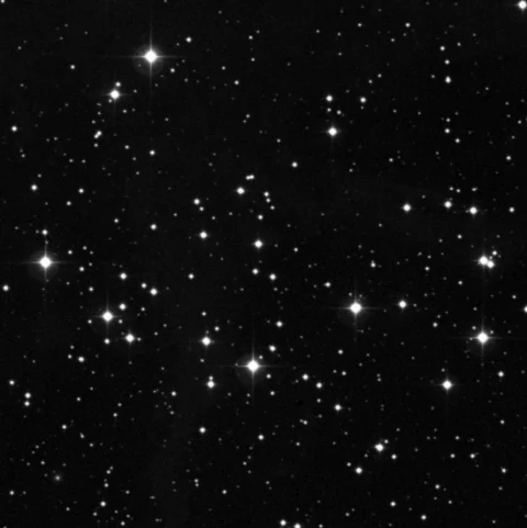 Imagem de referência (DSS2) de NGC 1342 — objeto ainda não capturado no observatório