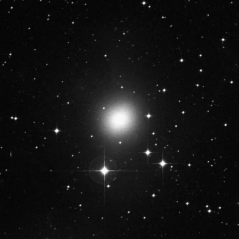 Imagem de referência (DSS2) de NGC 1549 — objeto ainda não capturado no observatório