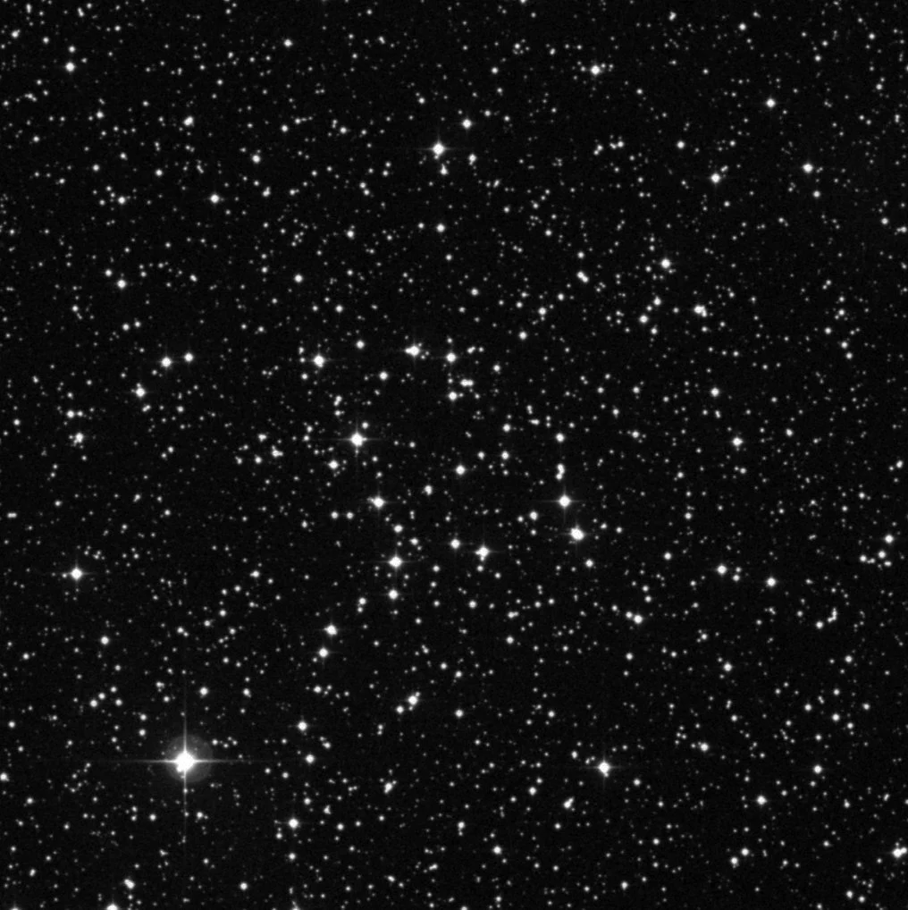 Imagem de referência (DSS2) de NGC 1664 — objeto ainda não capturado no observatório