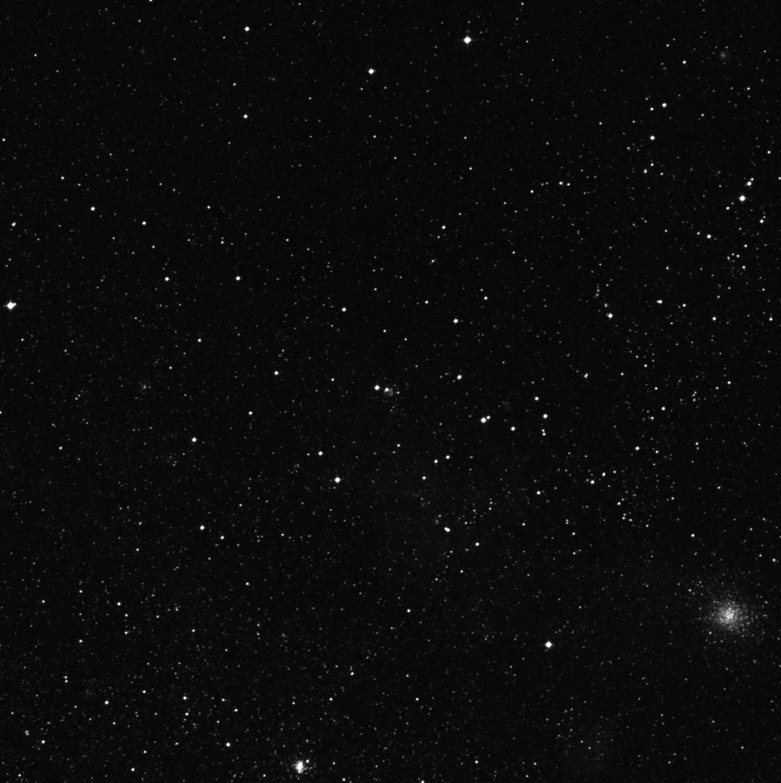 Imagem de referência (DSS2) de NGC 1787 — objeto ainda não capturado no observatório