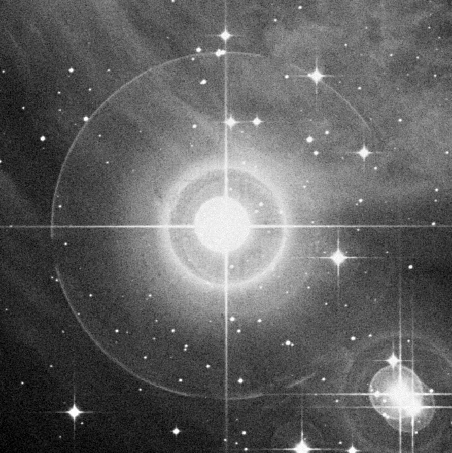 Imagem de referência (DSS2) de NGC 1980 — Lower Sword — objeto ainda não capturado no observatório