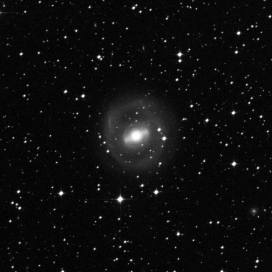 Imagem de referência (DSS2) de NGC 2217 — objeto ainda não capturado no observatório