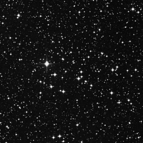 Imagem de referência (DSS2) de NGC 2250 — objeto ainda não capturado no observatório