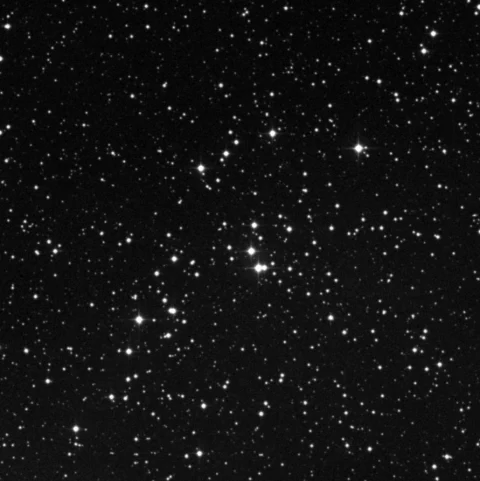 Imagem de referência (DSS2) de NGC 2251 — objeto ainda não capturado no observatório
