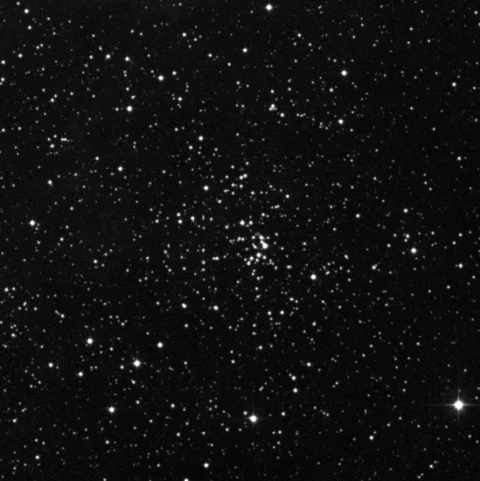 Imagem de referência (DSS2) de NGC 2254 — objeto ainda não capturado no observatório