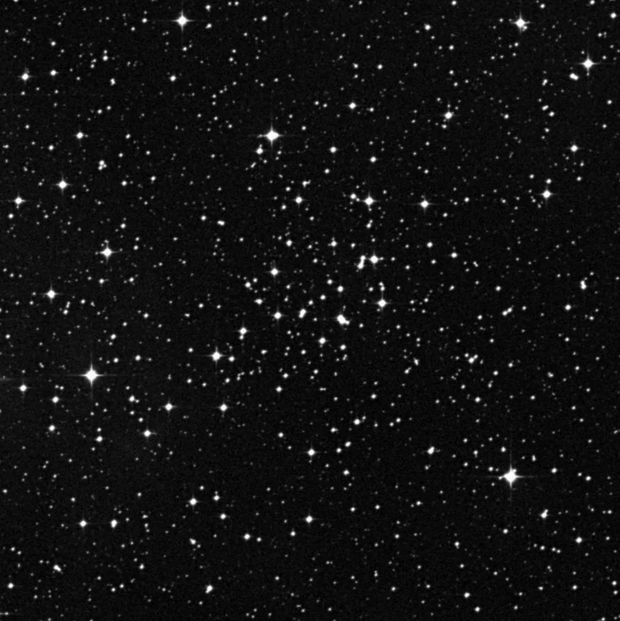 Imagem de referência (DSS2) de NGC 2311 — objeto ainda não capturado no observatório