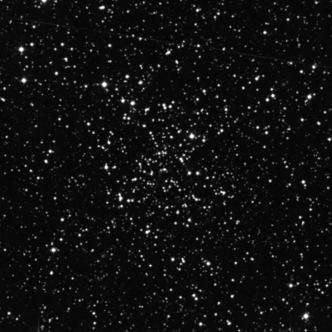 Imagem de referência (DSS2) de NGC 2324 — objeto ainda não capturado no observatório