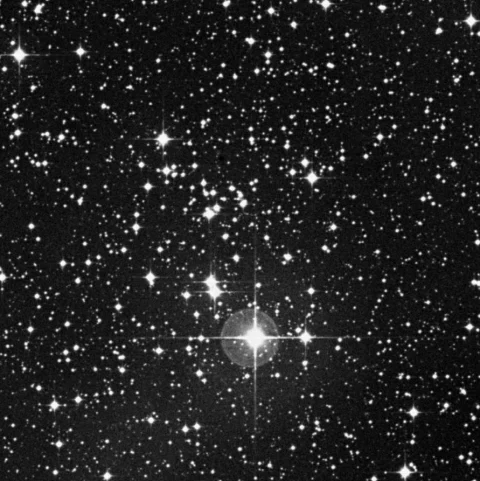 Imagem de referência (DSS2) de NGC 2353 — objeto ainda não capturado no observatório