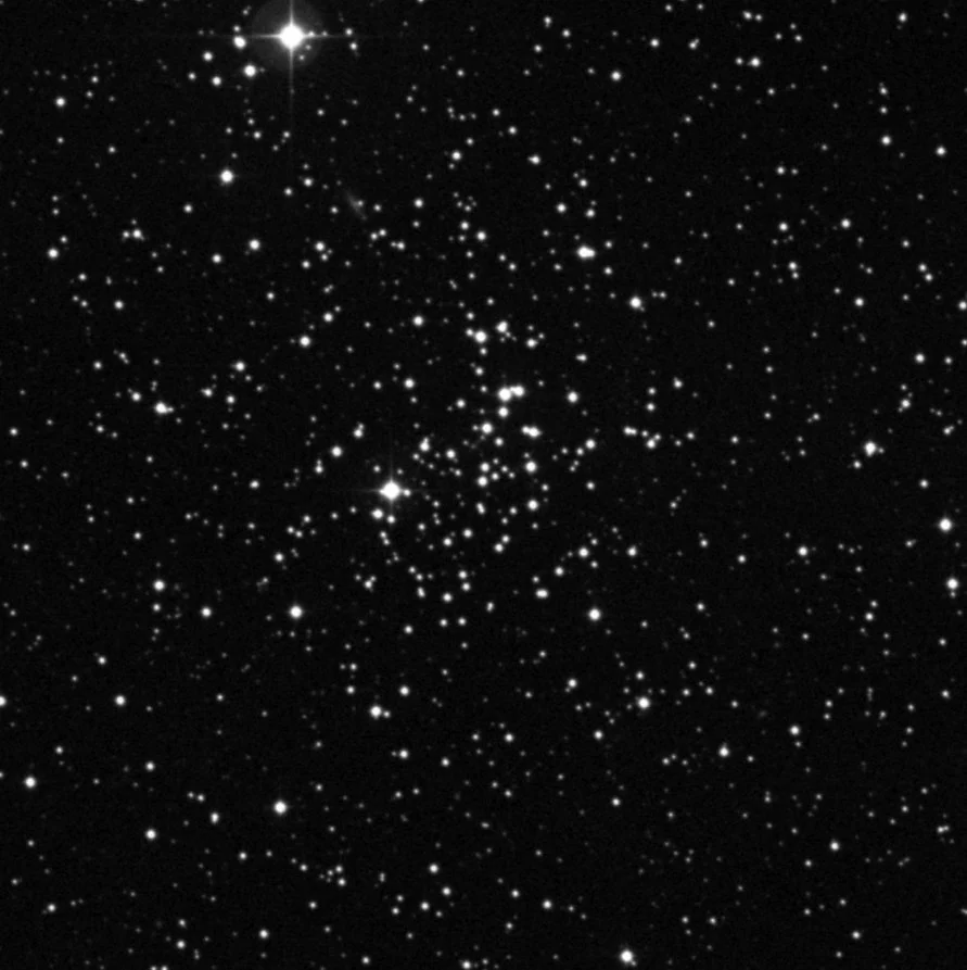 Imagem de referência (DSS2) de NGC 2355 — objeto ainda não capturado no observatório