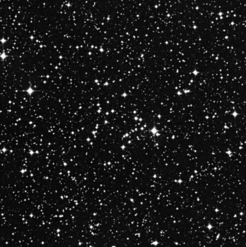 Imagem de referência (DSS2) de NGC 2368 — objeto ainda não capturado no observatório