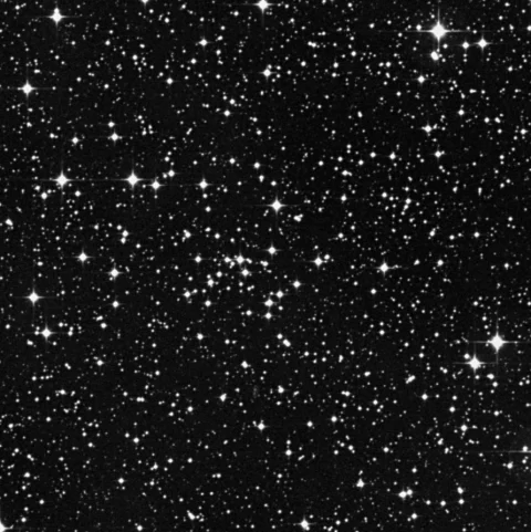 Imagem de referência (DSS2) de NGC 2374 — objeto ainda não capturado no observatório
