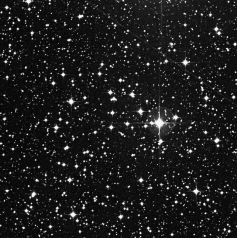 Imagem de referência (DSS2) de NGC 2396 — objeto ainda não capturado no observatório