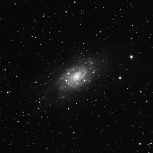 Imagem de referência (DSS2) de NGC 2403 — objeto ainda não capturado no observatório