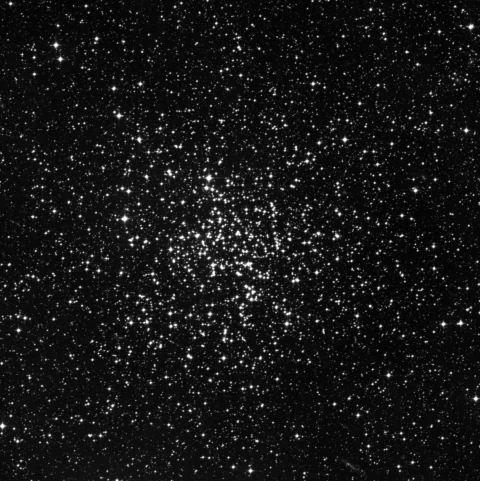 Imagem de referência (DSS2) de NGC 2477 — objeto ainda não capturado no observatório