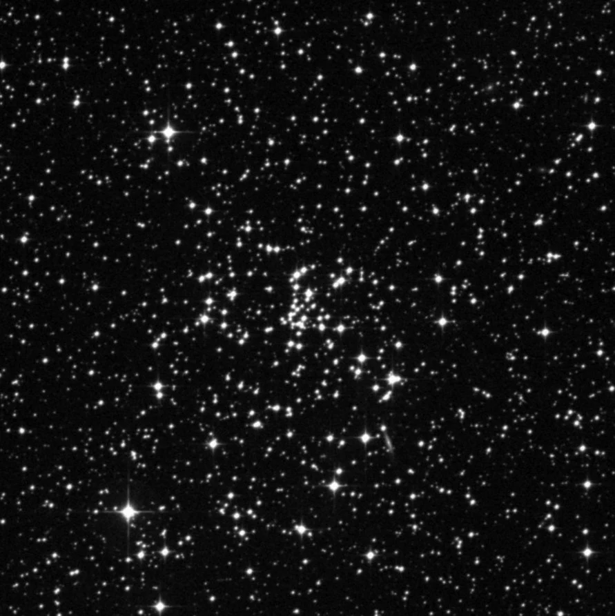 Imagem de referência (DSS2) de NGC 2509 — objeto ainda não capturado no observatório