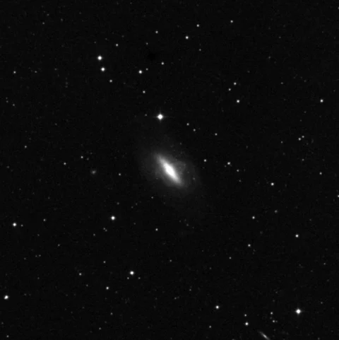 Imagem de referência (DSS2) de NGC 2685 — Helix Galaxy — objeto ainda não capturado no observatório