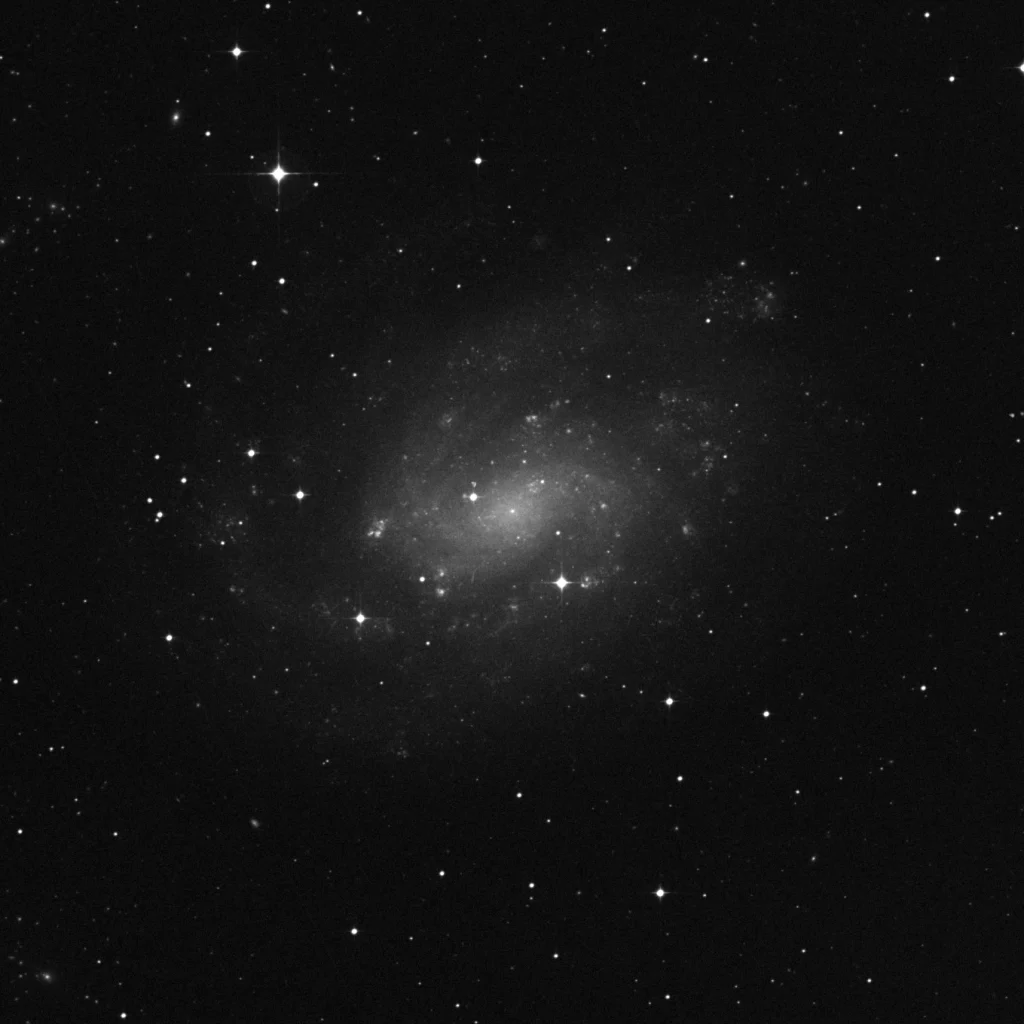 Imagem de referência (DSS2) de NGC 300 — objeto ainda não capturado no observatório