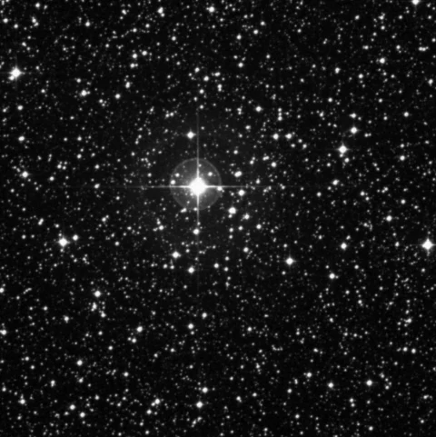 Imagem de referência (DSS2) de NGC 3033 — objeto ainda não capturado no observatório