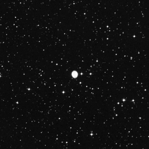 Imagem de referência (DSS2) de NGC 3195 — objeto ainda não capturado no observatório
