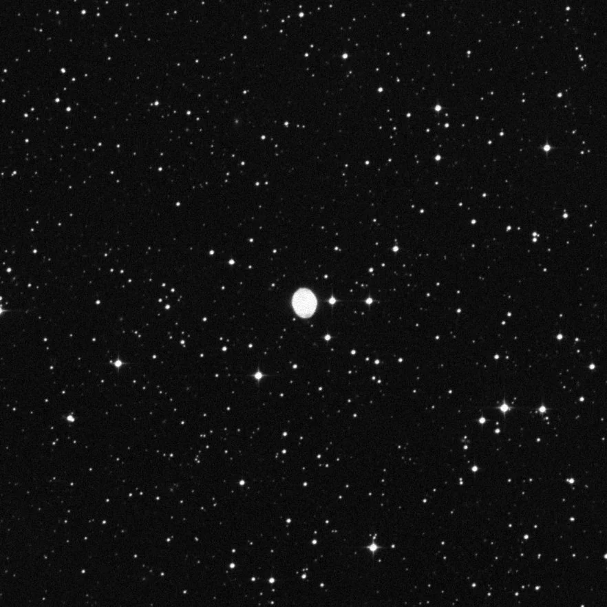 Imagem de referência (DSS2) de NGC 3195 — objeto ainda não capturado no observatório