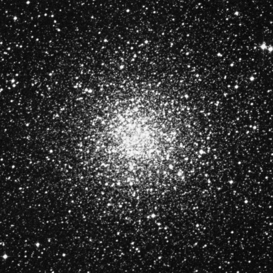Imagem de referência (DSS2) de NGC 3201 — objeto ainda não capturado no observatório