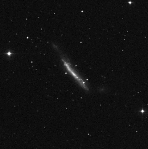 Imagem de referência (DSS2) de NGC 3432 — objeto ainda não capturado no observatório