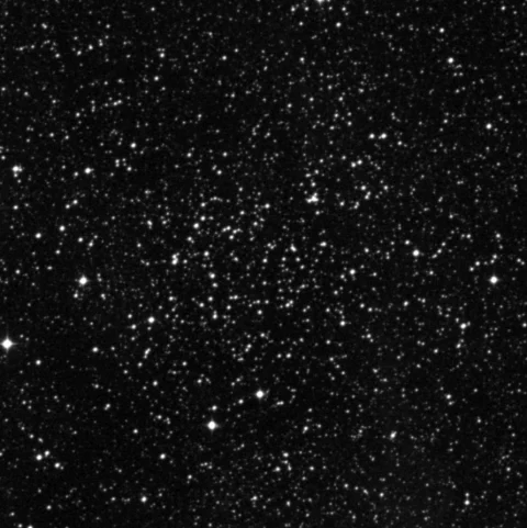 Imagem de referência (DSS2) de NGC 3496 — objeto ainda não capturado no observatório