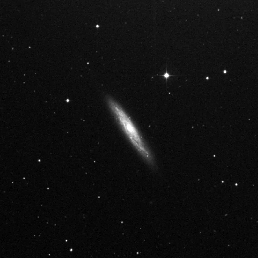 Imagem de referência (DSS2) de NGC 3877 — objeto ainda não capturado no observatório