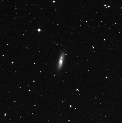 Imagem de referência (DSS2) de NGC 3955 — objeto ainda não capturado no observatório