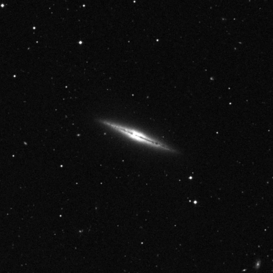 Imagem de referência (DSS2) de NGC 4013 — objeto ainda não capturado no observatório