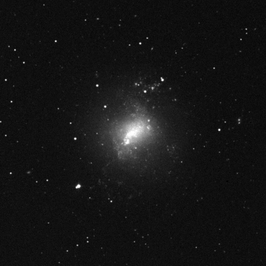 Imagem de referência (DSS2) de NGC 4214 — objeto ainda não capturado no observatório