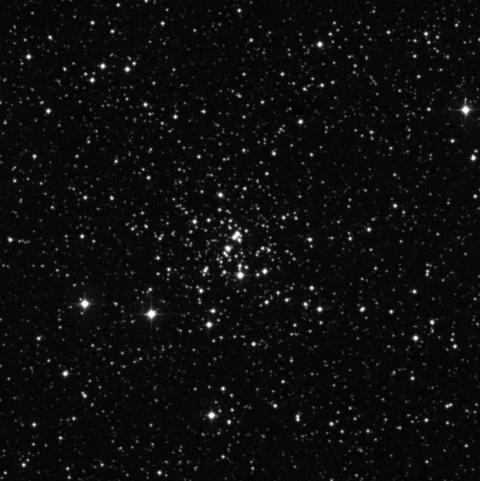 Imagem de referência (DSS2) de NGC 436 — objeto ainda não capturado no observatório