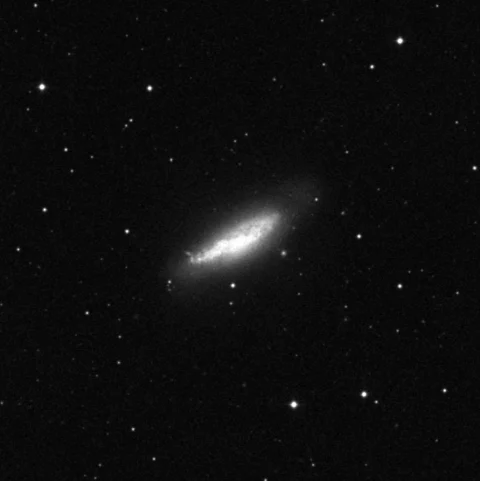 Imagem de referência (DSS2) de NGC 4605 — objeto ainda não capturado no observatório