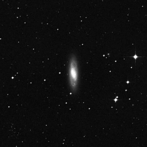 Imagem de referência (DSS2) de NGC 4818 — objeto ainda não capturado no observatório
