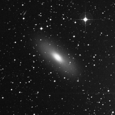 Imagem de referência (DSS2) de NGC 5102 — objeto ainda não capturado no observatório