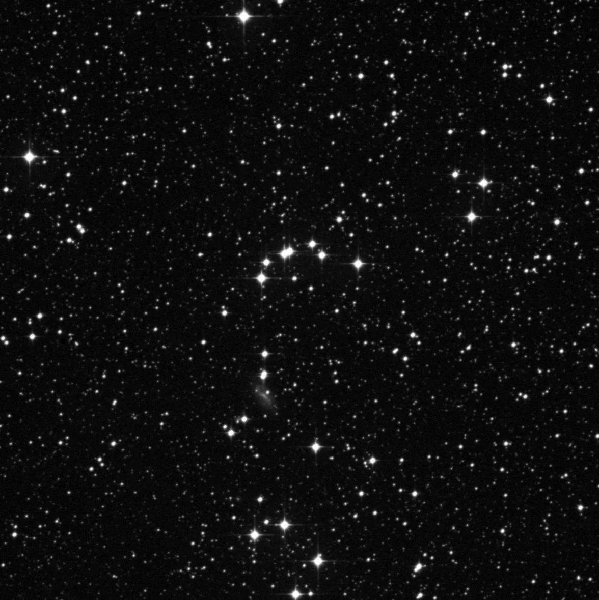 Imagem de referência (DSS2) de NGC 5460 — objeto ainda não capturado no observatório
