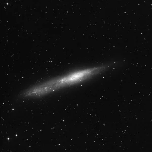 Imagem de referência (DSS2) de NGC 55 — objeto ainda não capturado no observatório