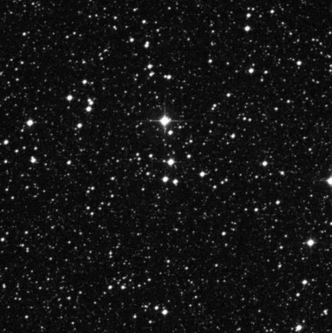Imagem de referência (DSS2) de NGC 6087 — S Nor Cluster — objeto ainda não capturado no observatório