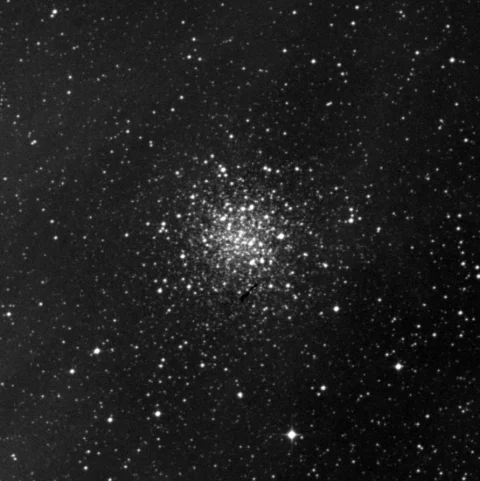 Imagem de referência (DSS2) de NGC 6144 — objeto ainda não capturado no observatório