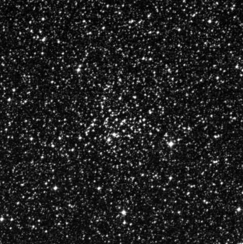 Imagem de referência (DSS2) de NGC 6253 — objeto ainda não capturado no observatório